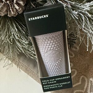 Starbucks Cold Cup ornament key chain